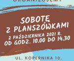 Plakat sobota z planszowkami