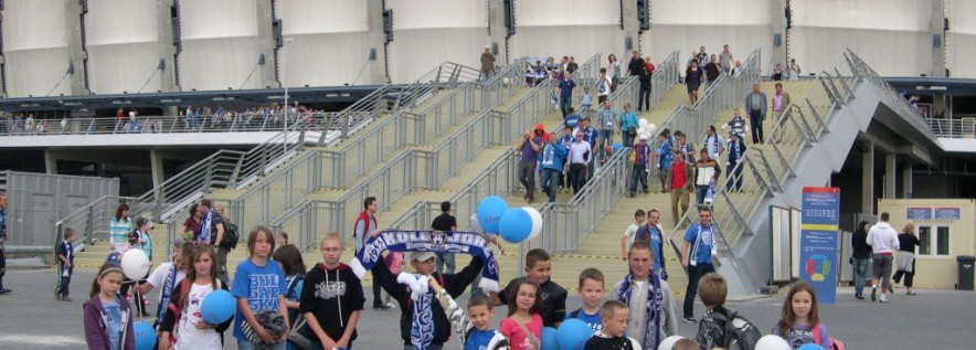 Uścikówiec na meczu Lecha Poznań