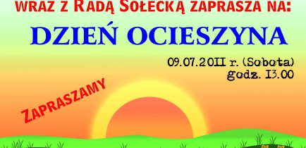 Odwiedź Ocieszyn w sobotę