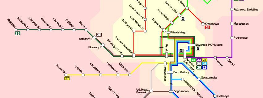 Poznaj trasy gminnej komunikacji