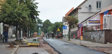 Ulica Piłsudskiego otwarta