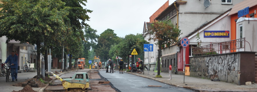 Ulica Piłsudskiego otwarta