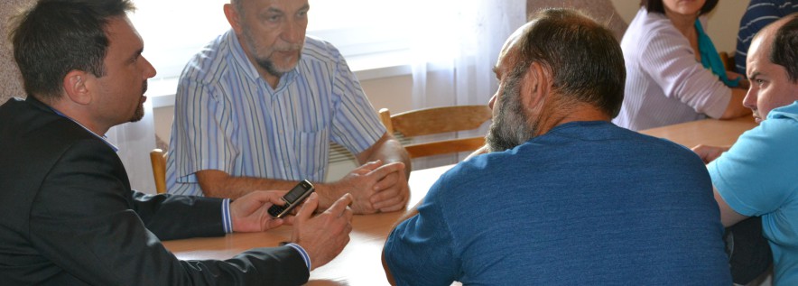 Burmistrz odwiedził poszkodowanych mieszkańców