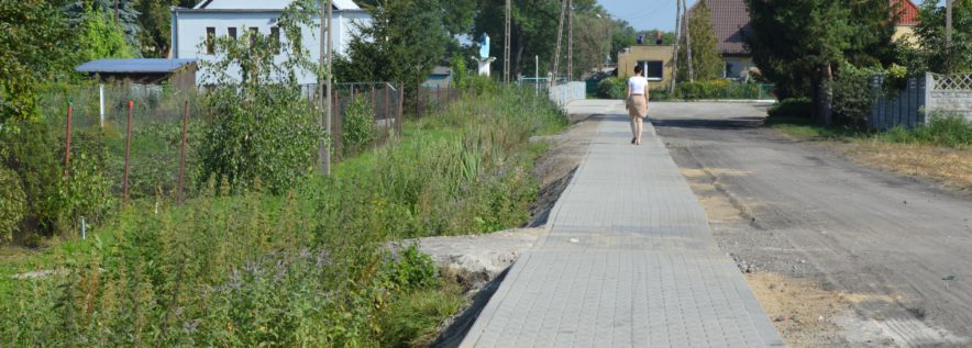 Budowa chodnika w Lulinie na ukończeniu!