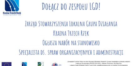 Nabór do LGD Specjalista ds. organizacyjnych i administracji