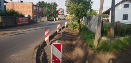 Trwają prace w Bogdanowie