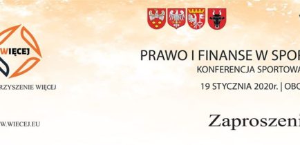 Prawo i finanse w sporcie – konferencja