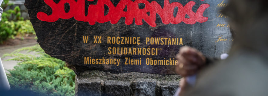 W Obornikach uczczono 40 lat Solidarności