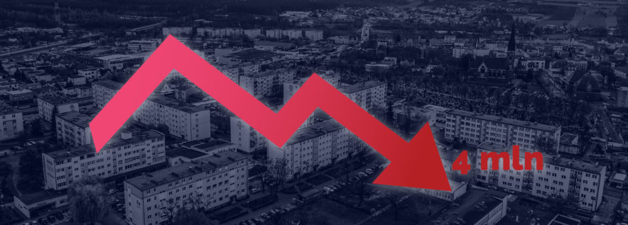 Budżet gminy umniejszony o 4 mln zł