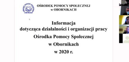 Działalność Ośrodka Pomocy Społecznej w 2020 roku