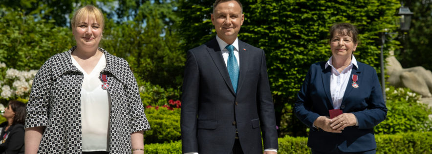 Srebrny Krzyż Zasługi dla Renaty Małyszek
