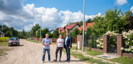 Nowe lampy już w Dąbrówce Leśnej