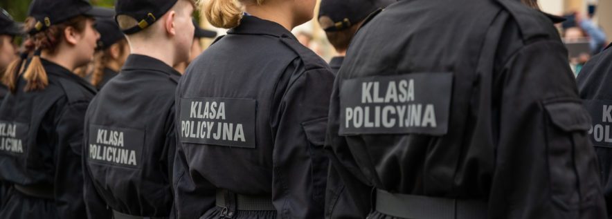 Ślubowanie klasy o profilu policyjnym