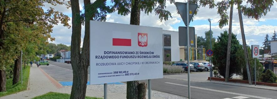 Rozbudowa ulicy Chłopskiej w Obornikach