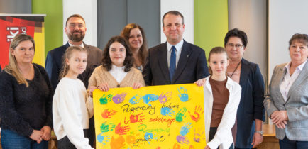 Młodzież z Rożnowa odwiedziła urząd