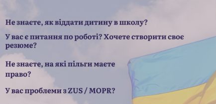 Warsztaty integracyjno- aktywizacyjne dla Uchodźców!Інтеграційні та активізаційні семінари для мігрантів!