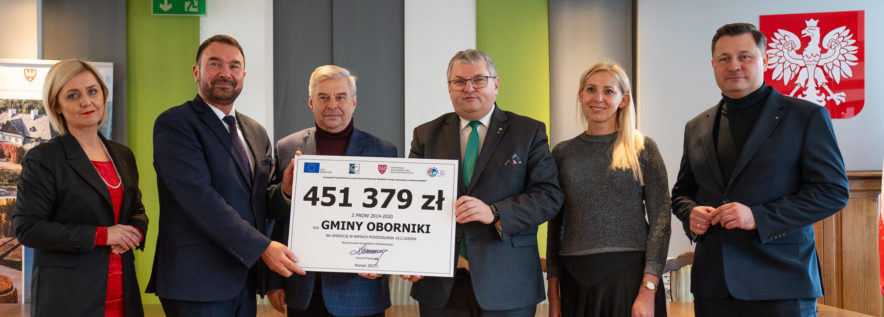 Kolejne dofinansowanie dla Gminy Oborniki
