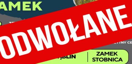 ROWEROWY NAJAZD NA ZAMEK ODWOŁANY!