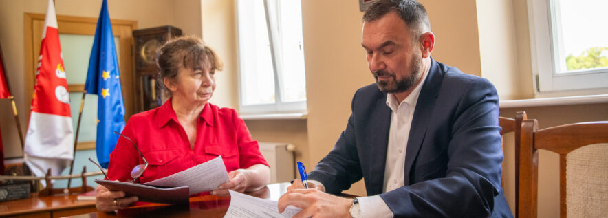 Nowe oświetlenie drogowe w Rożnowie