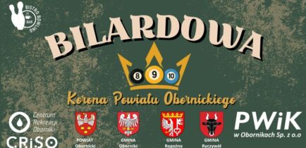 Bilardowa Korona Powiatu Obornickiego 2025 – zapraszamy do udziału w cyklu turniejów