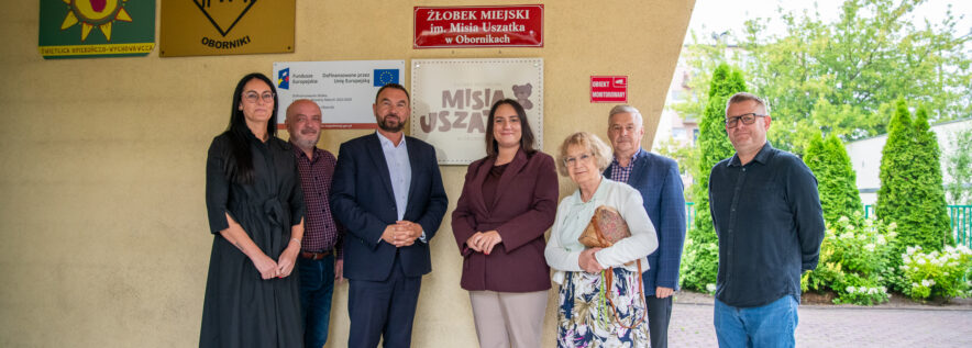 Wicewojewoda Wielkopolska z wizytą w Obornikach – blisko 4,5 mln zł na rozbudowę żłobka