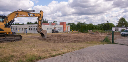 Trwa budowa hali gimnastycznej w Chrustowie