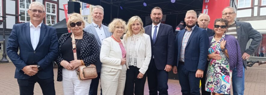 Delegacja z Obornik w partners