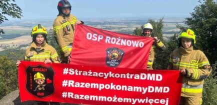 OSP Rożnowo w akcji „OSP z AED – defibrylator w Twojej okolicy”