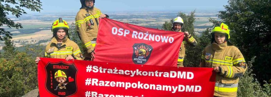 OSP Rożnowo w akcji „OSP z AED – defibrylator w Twojej okolicy”