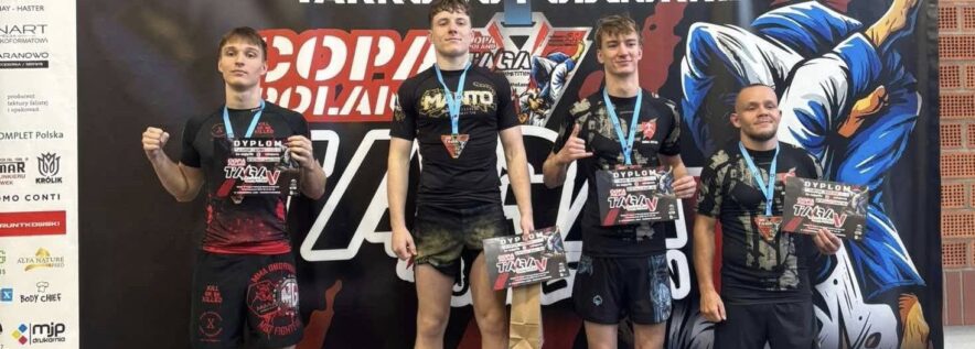 Zawodnicy MMA Oborniki z kompletem medali podczas turnieju TAGA COPA POLAND!