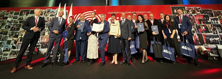 Uczniowie ZSP w Rożnowie na Ko