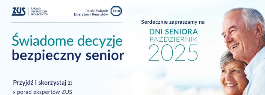 Dni Seniora w ZUS – Sprawdź, co się będzie działo w Twojej okolicy!