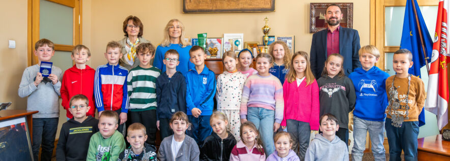 Dzieci odwiedziły burmistrza