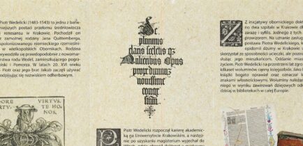 Aktualności - „Piotr Wedelicki z Obornik – lekarz królewski i bibliofil doby renesansu”