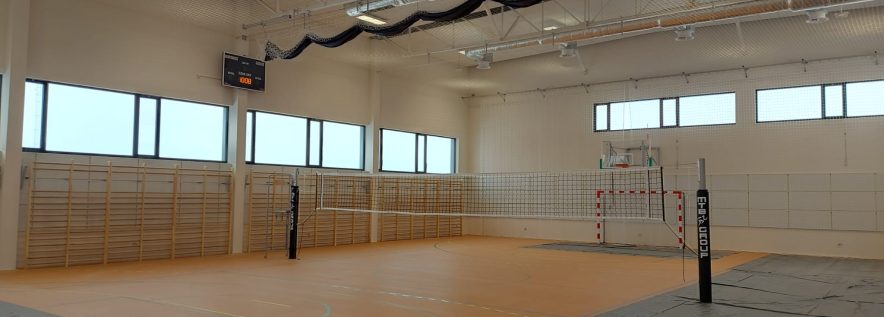 Hala sportowa w Chrustowie pra