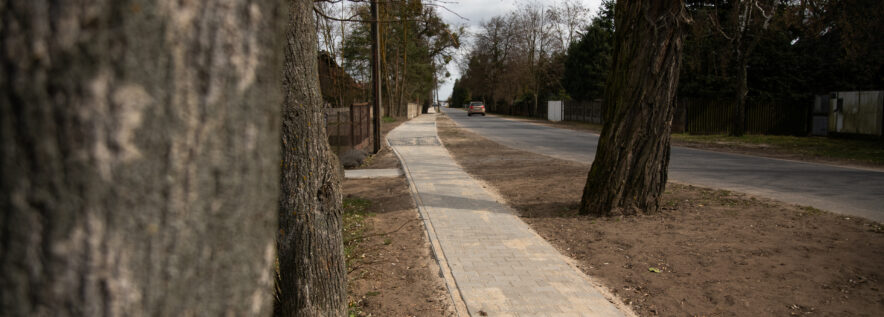 Nowy chodnik w Bogdanowie już 