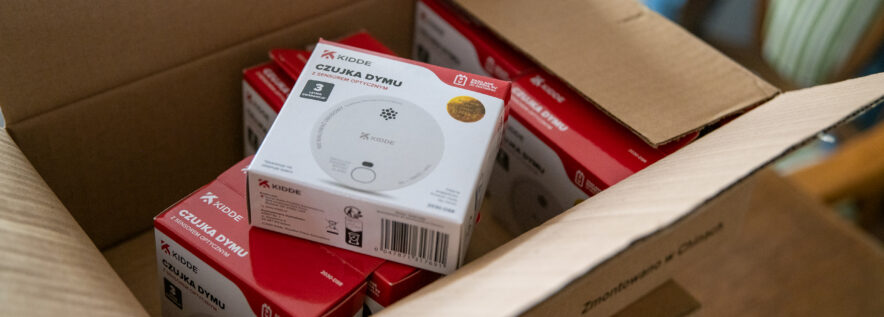 Czujki dymu dla mieszkańców
