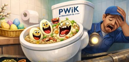 Aktualności - PWiK radzi,  po świętach sprzątaj z głową, toaleta to nie śmietnik!