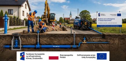 Aktualności - Kolejny etap rozbudowy sieci wodociągowej. PWiK ogłasza przetarg na inwestycję Pacholewo – Marszewiec