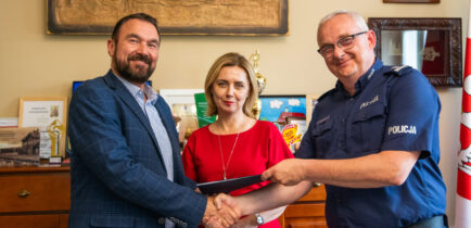 Aktualności - Gmina dofinansuje zakup motocykli dla policji