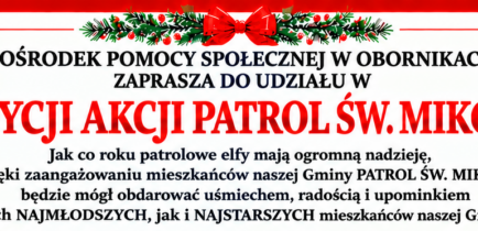 Aktualności - V edycja Patrolu Świętego Mikołaja w Obornikach